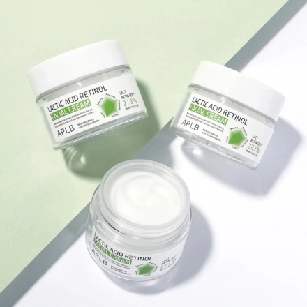 Крем для лица с молочной кислотой и ретинолом APLB Lactic Acid Retinol Facial Cream