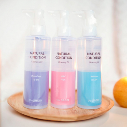 Гидрофильное масло The Saem Natural Condition Cleansing Oil Deep Clean