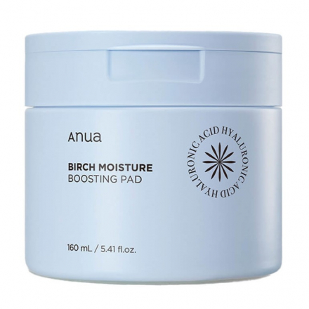 Тонер-пэды увлажняющие для лица с берёзовым соком Anua Birch Moisture Boosting Pad