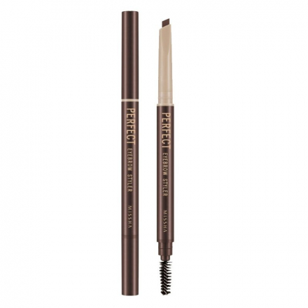 Карандаш для бровей автоматический MISSHA Perfect Eyebrow Styler Dark Brown
