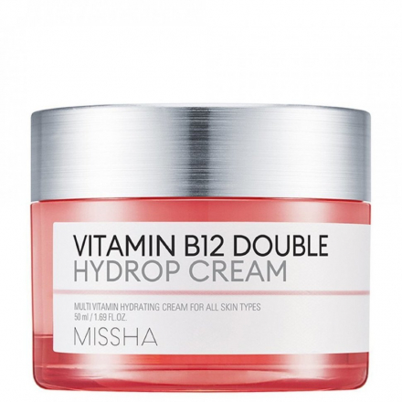 Крем для лица увлажняющий с витанином В12 MISSHA Vitamin B12 Double Hydrop Cream