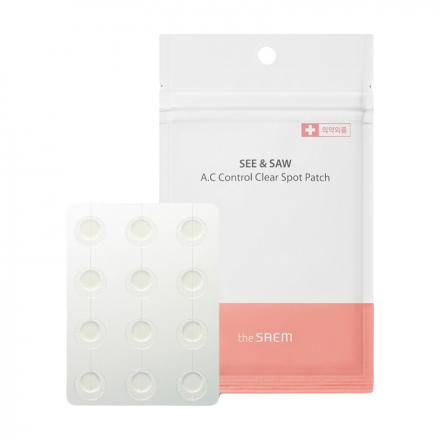 Маска-патч для лица The Saem See &amp; Saw A.C Control Clear Spot Patch