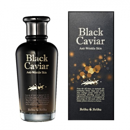 Тоник с экстрактом черной икры Holika Holika Black Caviar Antiwrinkle Skin