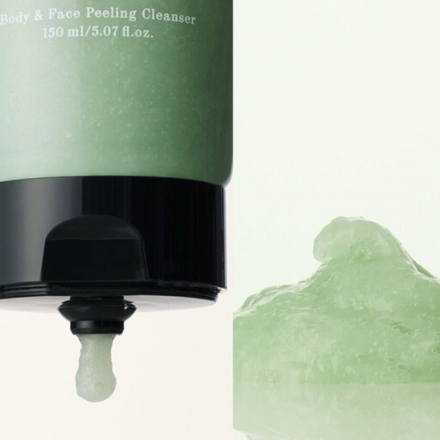 Пилинг энзимный для лица и тела с BHA-кислотой и центеллой Shaishaishai Green Papaya Body and Face Peeling Cleanser