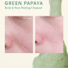 Пилинг энзимный для лица и тела с BHA-кислотой и центеллой Shaishaishai Green Papaya Body and Face Peeling Cleanser