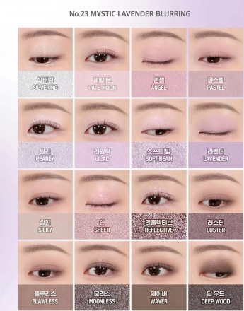 Палетка теней для век Wakemake Soft Blurring Eye Palette 23 Mystic Lavender Blurring