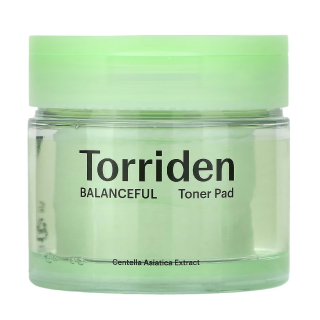 Пилинг-пэды гипоаллергенные с центеллой Torriden Balanceful Cica Toner Pad