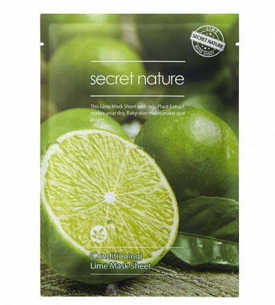 Тканевая маска с лаймом Secret Nature Conditioning Lime Mask Sheet
