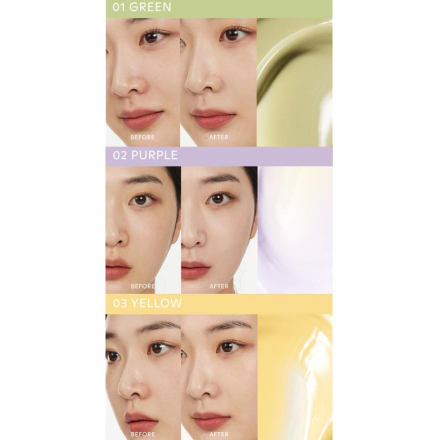 Крем-корректор тона успокаивающий Shaishaishai Banana Spot Calming Cream Green