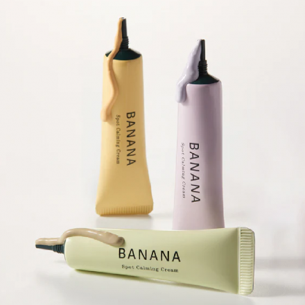 Крем-корректор тона успокаивающий Shaishaishai Banana Spot Calming Cream Green