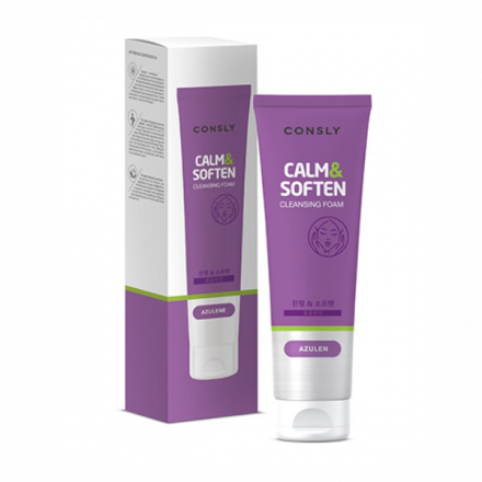 Пенка для умывания успокаивающая с азуленом Consly Calm&amp;Soften Cleansing Foam