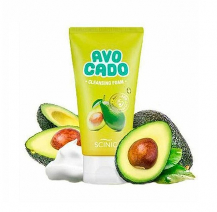 Пенка для лица питательная с экстрактом авокадо SCINIC Avocado Cleansing Foam