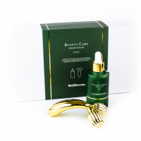Лифтинг-набор для лица WellDerma Cica Treatment Repair Ampoule Serum&Roller Set