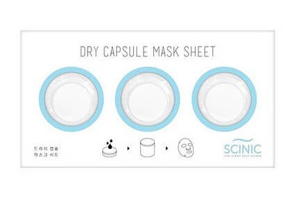 Набор сухих масок-таблеток для лица SCINIC Dry Capsule Mask Sheet, 3 шт