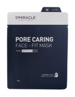 Маска для лица очищающая S miracle  Pore Caring Face Fit Mask