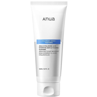Пенка для умывания с гиалуроновой кислотой Anua Hydrating Gentle Foaming Cleanser