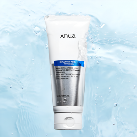 Пенка для умывания с гиалуроновой кислотой Anua Hydrating Gentle Foaming Cleanser