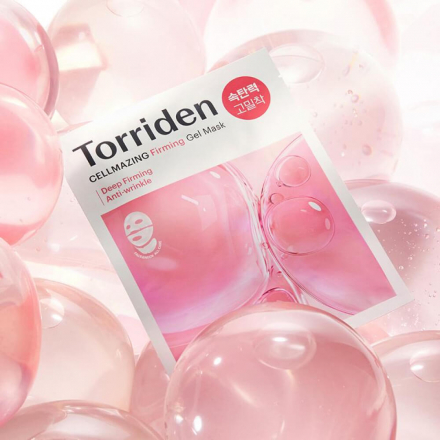 Гелевая маска для лица и шеи подтягивающая Torriden Cellmazing Firming Gel Mask