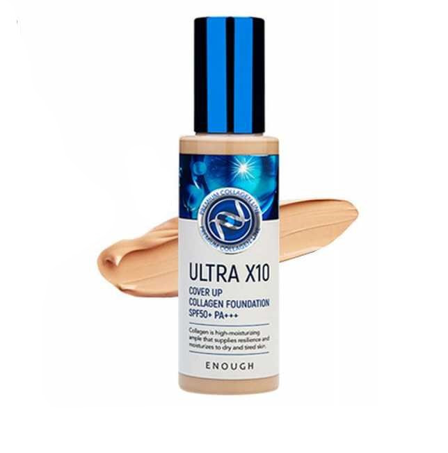  Тональный крем Enough Ultra X10 Cover Up Collagen Foundation №21