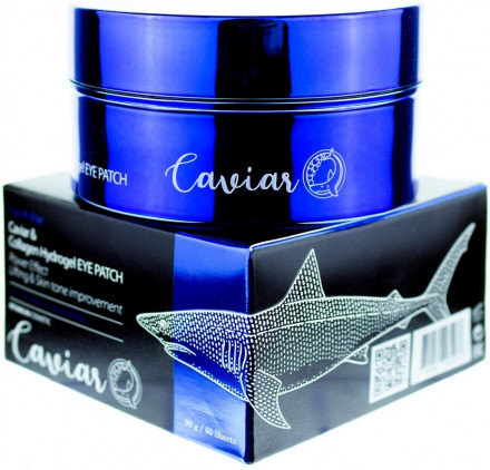  Патчи для глаз с икрой и коллагеном FarmStay Caviar &amp; Collagen Hydrogel Eye Patch