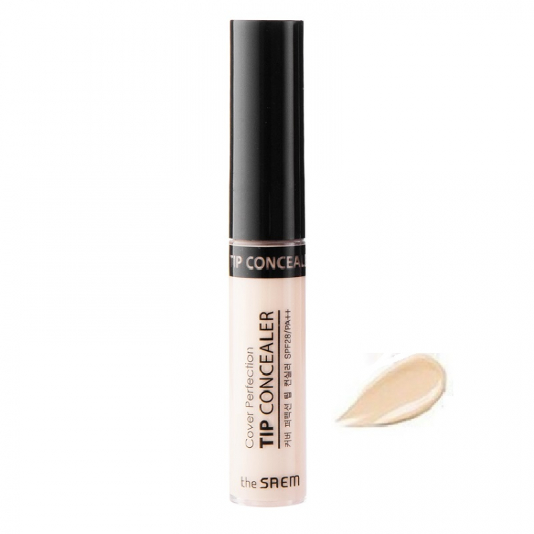 Консилер The Saem Cover Perfection Tip Concealer 0,5 Ice Beige