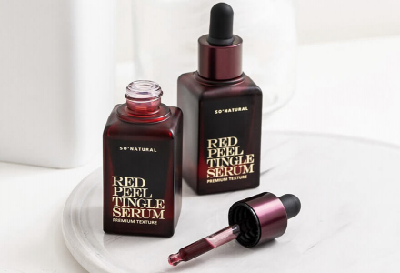 Пилинг-сыворотка для лица со спикулами So Natural Red Peel Tingle Serum Premium