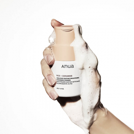 Энзимная пудра смягчающая с рисовым экстрактом Anua Rice Enzyme Brightening Cleansing Powder