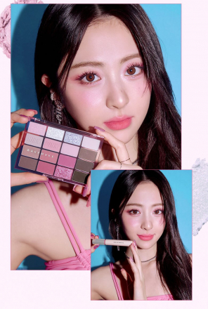 Палетка теней Wakemake Soft Blurring Eye Palette 09 High Pink Blurring