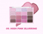 Палетка теней Wakemake Soft Blurring Eye Palette 09 High Pink Blurring