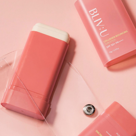 Солнцезащитный стик Bliv:U Collagen Bouncing Sun Stick SPF50+PA++++