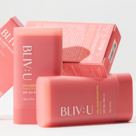 Солнцезащитный стик Bliv:U Collagen Bouncing Sun Stick SPF50+PA++++