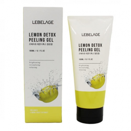 Гель отшелушивающий с экстрактом лимона Lebelage Lemon Detox Peeling Gel