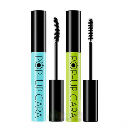 Тушь д/ресниц зеленая MISSHA Pop-Up Cara (Volume Pop), 5гр