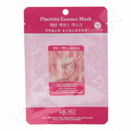 Маска для лица тканевая плацента MJ CARE Placenta Essence Mask