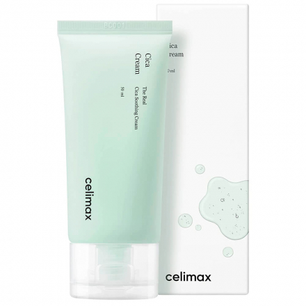 Крем для лица лёгкий с экстрактом центеллы Celimax The Real Cica Soothing Cream