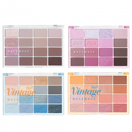 Палетка теней Wakemake Soft Blurring Eye Palette 19 Blue Sand Blurring