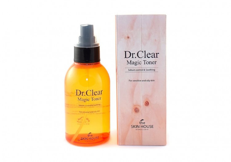 Тонер для лица против воспалений The Skin House Dr.Clear Magic Toner, 130мл