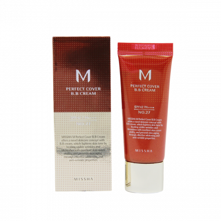 BB крем Missha M Perfect Cover BB Cream No.27