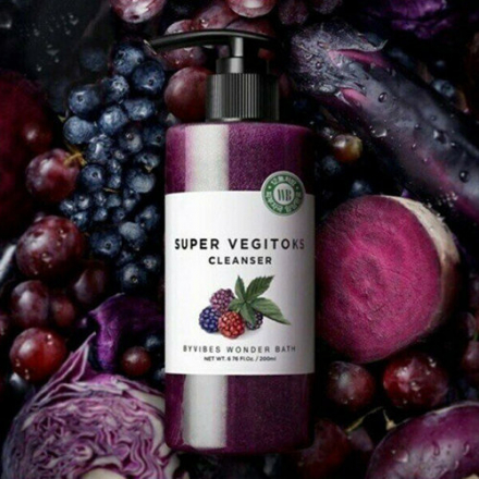 Пенка для лица очищающая, антивозрастная Chosungah Wonder Bath Super Vegitoks Cleanser Purple