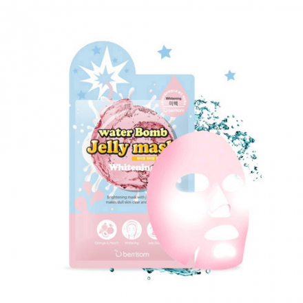 Маска для лица с желе осветляющая Berrisom Water Bomb Jelly Mask Whitening
