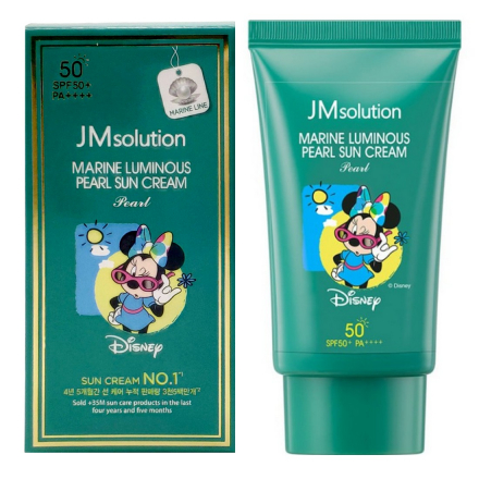 Солнцезащитный крем JMsolution Marine Luminous Pearl Sun Cream Pearl Disney Minnie SPF 50+ PA++++ 