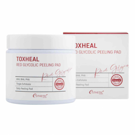 Пилинг-подушечки миндальные Esthetic House Toxheal Red Glycolic Peeling Pad
