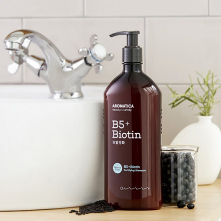 Шампунь укрепляющий Aromatica B5+Biotin Fortifying Shampoo
