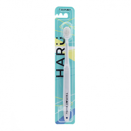 Зубная щетка с антибактериальным покрытием Trimay Haru White Toothbrush