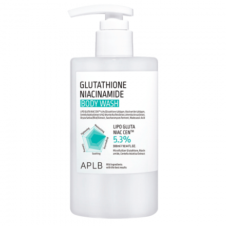 Гель для душа с глутатионом и ниацинамидом APLB Glutathione Niacinamide Body Wash