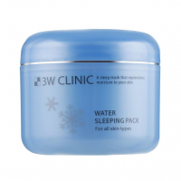 Маска для лица ночная увлажняющая 3W CLINIC Water Sleeping Pack