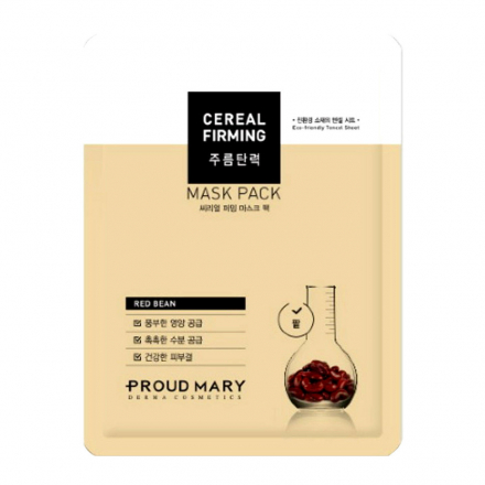 Маска тканевая для лица укрепляющая PROUD MARY Cereal Firming Mask Pack