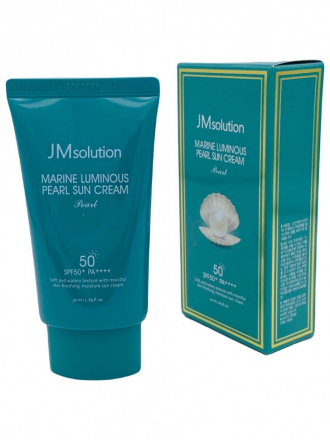 Солнцезащитный крем для лица с экстрактом жемчуга JM Solution Marine Luminous Pearl Sun Cream 