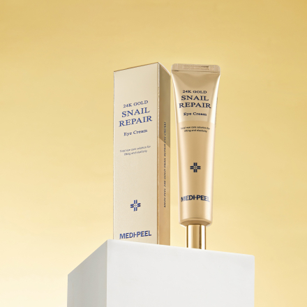 Крем для век с золотом и муцином улитки Medi-Peel 24K Gold Snail Repair Eye Cream