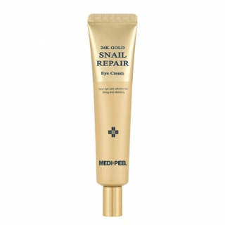 Крем для век с золотом и муцином улитки Medi-Peel 24K Gold Snail Repair Eye Cream